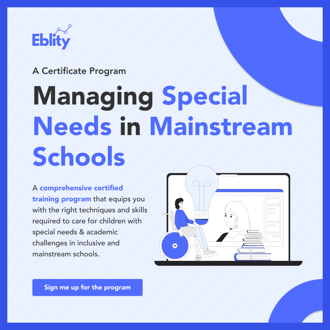 Special Needs Training (Certificate) Program Resources & More